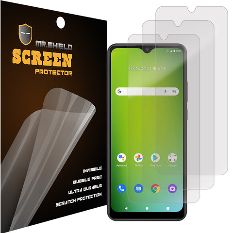 Mr.Shield [3-PACK] Designed For AT&T Motivate Max/Cricket Ovation 3 Anti-Glare [Matte] Screen Protector (PET Material)