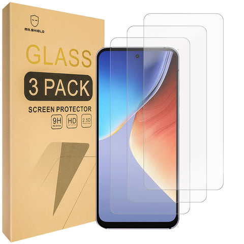Mr.Shield [3-Pack] Screen Protecter For Blackview A96 [Tempered Glass] [Japan Glass with 9H Hardness] Screen Protector