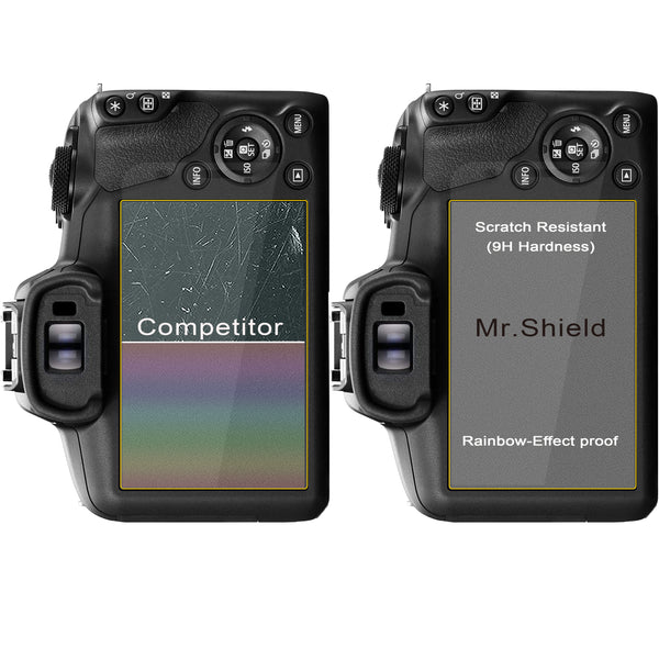 ULBTER Screenprotector voor Canon EOS R100 EOSR100 Camera 9H gehard glas rand tot rand bescherming, anti-schraap anti-vingerafdruk anti-bel [3 stuks ULBTER Screenprotector voor Canon EOS R100 EOSR100 Camera 9H gehard glas rand tot rand bescherming, anti-schraap anti-vingerafdruk anti-bel [3 stuks