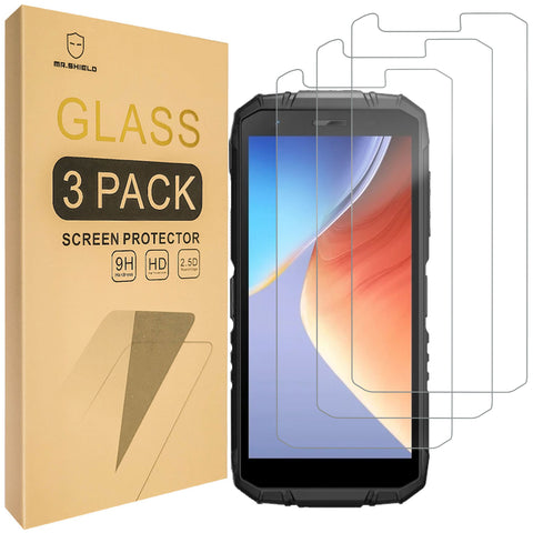 Mr.Shield Screen Protector Compatible with DOOGEE S41 Plus and DOOGEE S41 Max [Tempered Glass] [3-PACK] [Japan Glass with 9H Hardness]