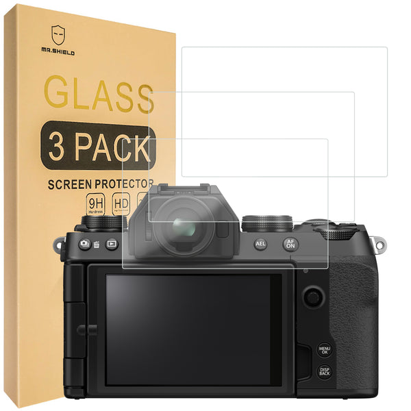 Protection écran 3 Verres Trempés Mr.Shield Pour Fujifilm X-E3, X-S10, X-A1, Etc. - Protection Écran 9H - Antitraces Film écran Appareil Photo Protection écran 3 Verres Trempés Mr.Shield Pour Fujifilm X-E3, X-S10, X-A1, Etc. - Protection Écran 9H - Antitraces Film écran Appareil Photo