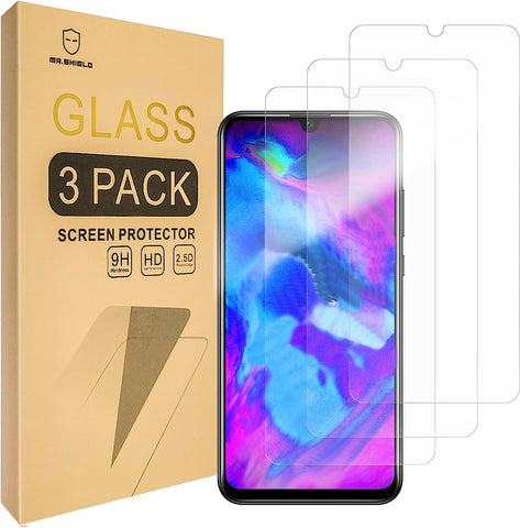 Mr.Shield [3-PACK] Designed For Huawei Honor (20 Lite) [Tempered Glass] Screen Protector [Japan Glass With 9H Hardness] with Lifetime Replacement