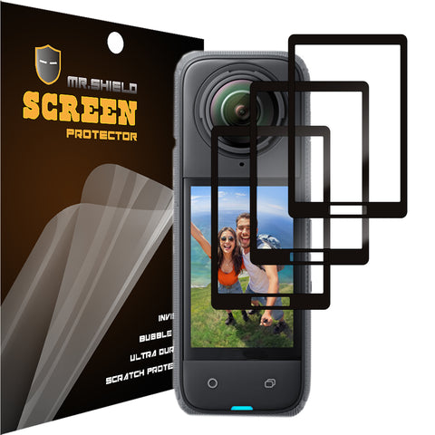 Mr.Shield Screen Protector compatible with Insta360 X4 (TPU Curved) [3-PACK] (TPU Material)