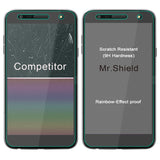 Mr Shield [3-PACK] Designed For LG Fiesta 2 [Tempered Glass] Screen Protector [0.3mm Ultra Thin 9H Hardness 2.5D Round Edge] with Lifetime Replacement…