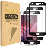 Mr.Shield [3-PACK] Designed For Motorola MOTO Z2 Play [Japan Tempered Glass] [9H Hardness] [Full Screen Glue Cover] Screen Protector