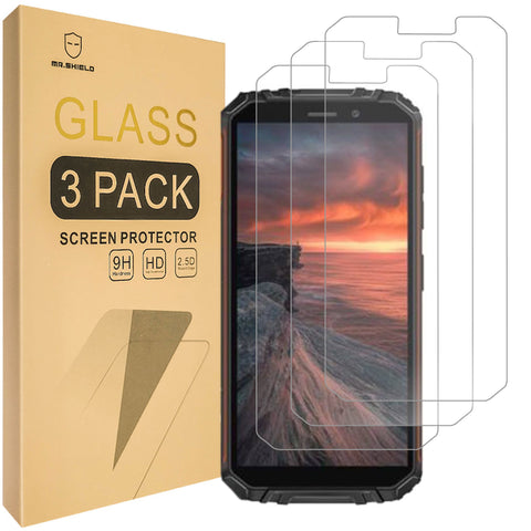 Mr.Shield [3-Pack] Screen Protector For Oukitel WP18 Pro [Tempered Glass] [Japan Glass with 9H Hardness] Screen Protector with Lifetime Replacement