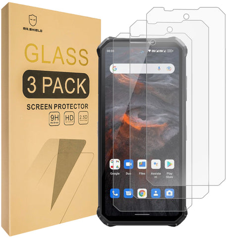 Mr.Shield [3-Pack] Screen Protector For Oukitel WP21 / WP21 Ultra [Tempered Glass] [Japan Glass with 9H Hardness] Screen Protector with Lifetime Replacement