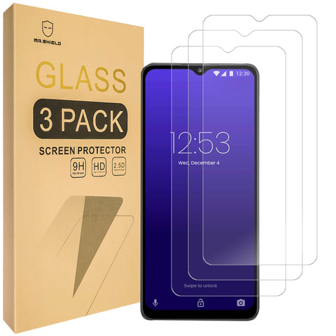 Mr.Shield [3-Pack] Screen Protector For Pinwheel Plus 2 [Tempered Glass] [Japan Glass with 9H Hardness] Screen Protector with Lifetime Replacement