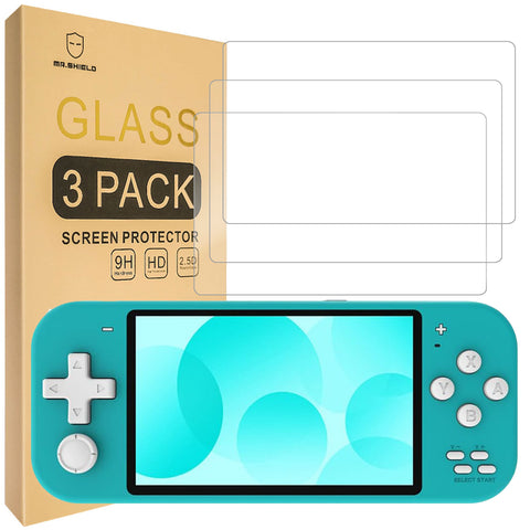 Mr.Shield Screen Protector Compatible with Powkiddy X20 MINI [Tempered Glass] [3-PACK] [Japan Glass with 9H Hardness]