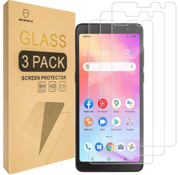 Mr.Shield 3-Pack Tempered Glass Screen Protector For TCL A30/A3 - Ultra Clear Protection