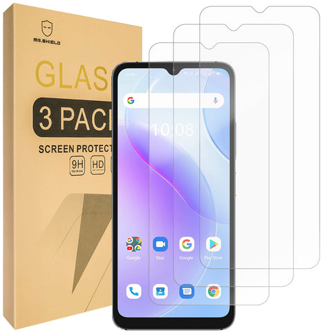Mr.Shield [3-Pack] Screen Protector For UMIDIGI A11S / UMIDIGI A11 [Tempered Glass] [Japan Glass with 9H Hardness] Screen Protector with Lifetime Replacement