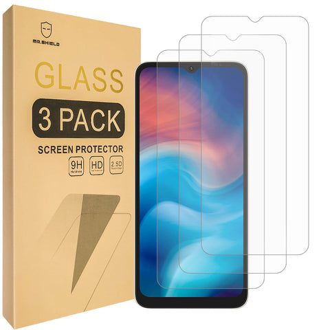 Mr.Shield [3-Pack] Screen Protector For UMIDIGI G1 [Tempered Glass] [Japan Glass with 9H Hardness] Screen Protector with Lifetime Replacement