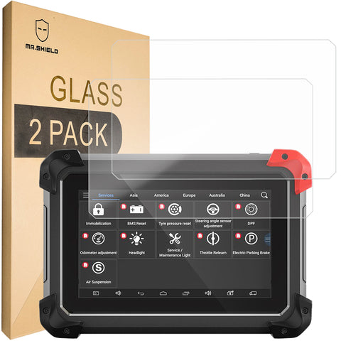 Mr.Shield [2-PACK] Screen Protector For XTOOL EZ400 Pro (2023) [Tempered Glass] [Japan Glass with 9H Hardness] Screen Protector with Lifetime Replacement