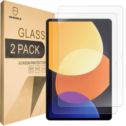 Mr.Shield [2-Pack] Screen Protector For Xiaomi Pad 6 / Xiaomi Pad 6 Pro Tablet 11" [Tempered Glass] [Japan Glass with 9H Hardness] Screen Protector with Lifetime Replacement