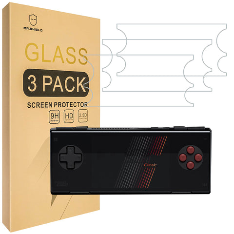 Mr.Shield Screen Protector compatible with AYANEO Pocket Micro [Tempered Glass] [3-PACK] [Japan Glass with 9H Hardness]