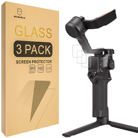 Mr.Shield [3-Pack] Screen Protector For DJI RS 4 / DJI RS 4 Pro/DJI RS 4 Combo [Tempered Glass] [Japan Glass with 9H Hardness] Screen Protector with Lifetime Replacement