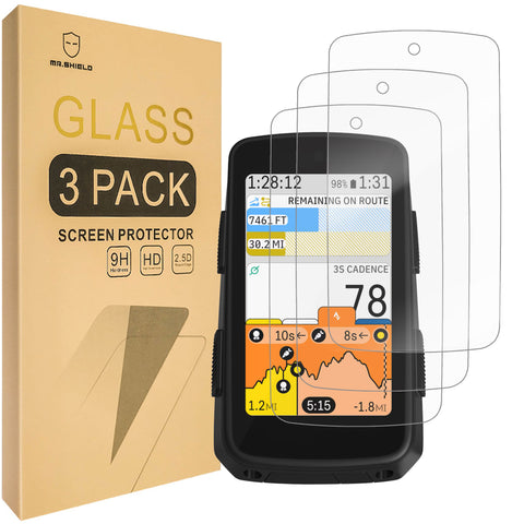 Mr.Shield Screen Protector compatible with Hammerhead Karoo 3 [Tempered Glass] [3-PACK] [Japan Glass with 9H Hardness]