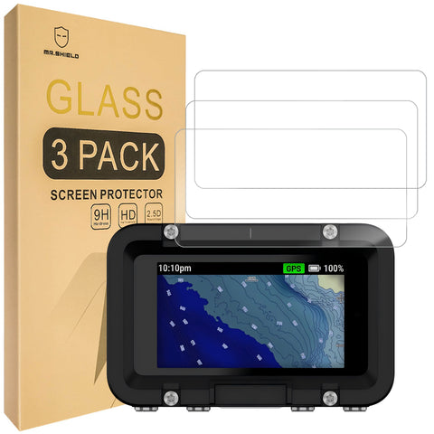 Mr.Shield Screen Protector compatible with Garmin Descent X50I [Tempered Glass] [3-PACK] [Japan Glass with 9H Hardness]