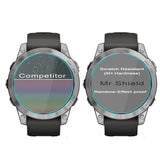 Mr.Shield Screen Protector compatible with Garmin Fenix 7 / fenix 7 Sapphire Solar [Tempered Glass] [3-PACK] [Japan Glass with 9H Hardness]