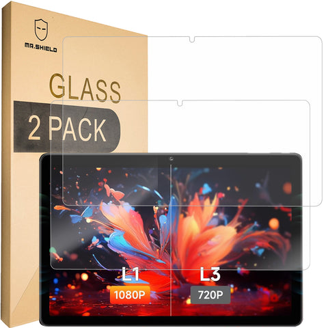 Mr.Shield Screen Protector compatible with BNCF BPad 10 Pro 10.1 [Tempered Glass] [2-PACK] [Japan Glass with 9H Hardness]