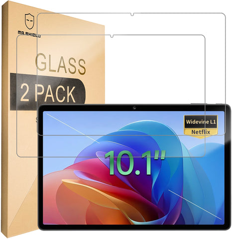 Mr.Shield Screen Protector compatible with BNCF Bpad 10, 10.1 Inch [Tempered Glass] [2-PACK] [Japan Glass with 9H Hardness]