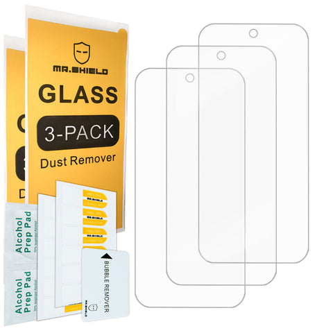 Mr.Shield Screen Protector compatible with Mr.Shield Gulip Bsld [Tempered Glass] [3-PACK] [Japan Glass with 9H Hardness]