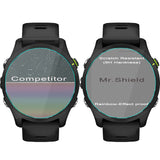 Mr.Shield Screen Protector compatible with Garmin Forerunner 255/255 Music [46mm ONLY] [Tempered Glass] [3-Pack] [Japan Glass with 9H Hardness]