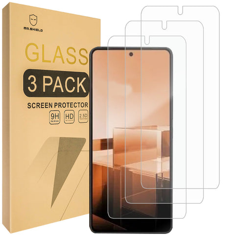 Mr.Shield [3-Pack] Screen Protector For Asus Zenfone 11 Ultra [Tempered Glass] [Japan Glass with 9H Hardness] Screen Protector with Lifetime Replacement