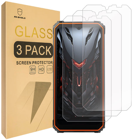 Mr.Shield Screen Protector compatible with Blackview BV4800 [Tempered Glass] [3-PACK] [Japan Glass with 9H Hardness]
