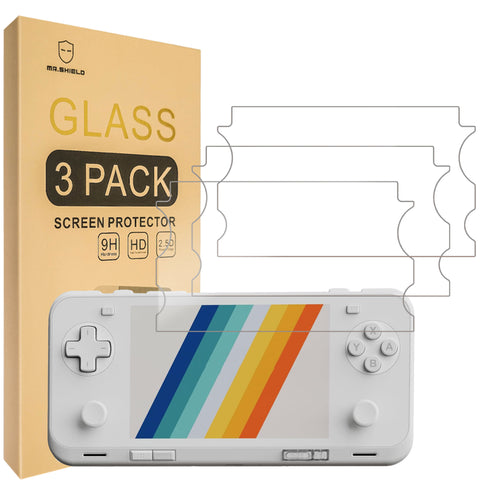 Mr.Shield Screen Protector compatible with AYANEO Pocket ACE [Tempered Glass] [3-PACK] [Japan Glass with 9H Hardness]