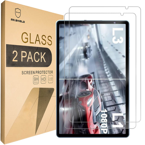 Mr.Shield Screen Protector compatible with Biegedy B22,10.1 Inch [Tempered Glass] [2-PACK] [Japan Glass with 9H Hardness]