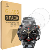 Mr.Shield Screen Protector compatible with GLONHI K59 Pro/SIEMORL ST19 / LIGE ST19 / ESFOE ST19 / LIGE K59, K59 / ST19 1.43" Smartwatch [Tempered Glass] [3-PACK] [Japan Glass with 9H Hardness]