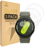 Mr.Shield Screen Protector compatible with SAMSUNG Galaxy Watch 7 [40mm] [Tempered Glass] [3-PACK] [Japan Glass with 9H Hardness]