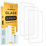 Mr.Shield [3-Pack] Screen Protector For iPhone 16 Plus / iPhone 15 Plus [Tempered Glass] [Japan Glass with 9H Hardness] Screen Protector with Lifetime Replacement