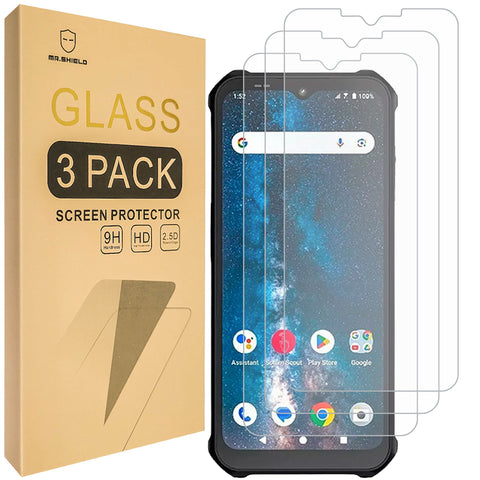 Mr.Shield Screen Protector compatible with Sonim XP400 [Tempered Glass] [3-PACK] [Japan Glass with 9H Hardness]