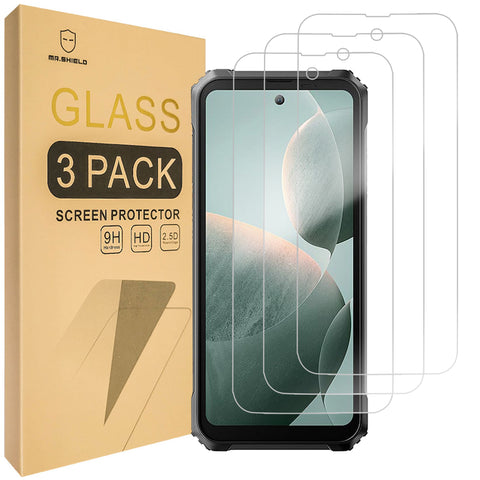 Mr.Shield Screen Protector compatible with Blackview BL9000 [Tempered Glass] [3-PACK] [Japan Glass with 9H Hardness]