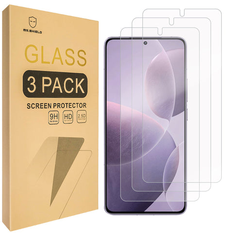 Mr.Shield [3-Pack] Screen Protecter For Xiaomi (Redmi K70) / Redmi K70 Pro [Tempered Glass] [Japan Glass with 9H Hardness] Screen Protector