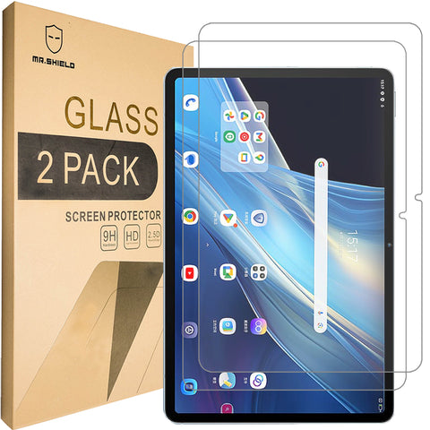 Mr.Shield Screen Protector compatible with Blackview Oscal Elite 1 12.1 Inch [Tempered Glass] [2-PACK] [Japan Glass with 9H Hardness]