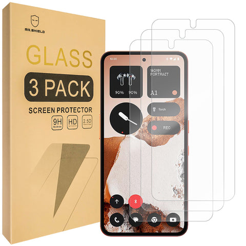 Mr.Shield Screen Protector compatible with Nothing (CMF Phone 2 Pro) [Tempered Glass] [3-PACK] [Japan Glass with 9H Hardness]