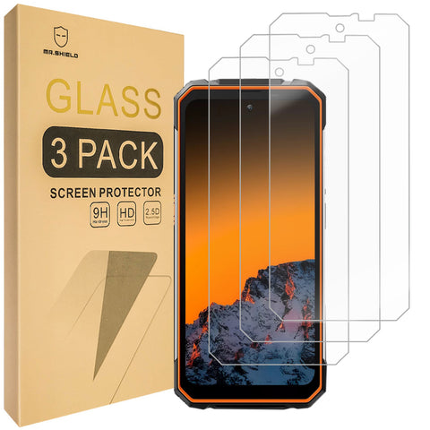 Mr.Shield Screen Protector compatible with Blackview BV8100 [Tempered Glass] [3-PACK] [Japan Glass with 9H Hardness]
