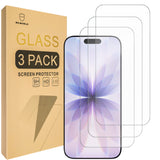 Mr.Shield Screen Protector compatible with iPhone 17 Pro Max [6.9 Inch] [Tempered Glass] [3-PACK] [Japan Glass with 9H Hardness]