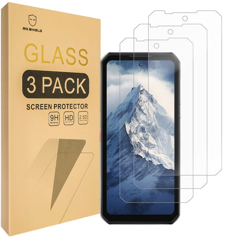 Mr.Shield Screen Protector compatible with Oukitel WP56 5G [Tempered Glass] [3-Pack] [Japan Glass with 9H Hardness]