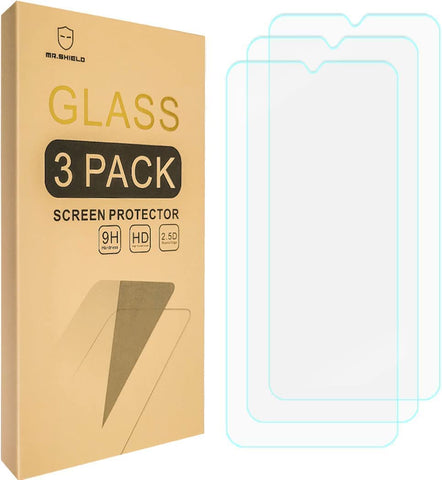 Mr.Shield [3er-Pack] Entwickelt für Wiko Voix [Upgrade der maximal deckenden Bildschirmversion] [Gehärtetes Glas] [Japanisches Glas mit 9H-Härte] Displayschutzfolie mit lebenslangem Ersatz