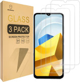 Mr.Shield [3-Pack] Designed For Xiaomi Poco M5 4G / Poco M4 5G / Redmi Note 11R [Tempered Glass] [Japan Glass with 9H Hardness] Screen Protector with Lifetime Replacement
