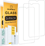 Mr.Shield [3er-Pack] Entwickelt für LG K51 [Gehärtetes Glas] [Japanisches Glas mit 9H-Härte] Displayschutzfolie mit lebenslangem Ersatz