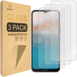 Mr.Shield [3er-Pack] Entwickelt für Nokia C21 Plus [Gehärtetes Glas] [Japanisches Glas mit 9H-Härte] Displayschutzfolie mit lebenslangem Ersatz