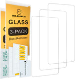 Mr.Shield [3er-Pack] Entwickelt für OnePlus Ace Pro/OnePlus 10T [Gehärtetes Glas] [Japanisches Glas mit 9H-Härte] Displayschutzfolie mit lebenslangem Ersatz