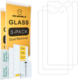 Mr.Shield [3er-Pack] Entwickelt für Tracfone Alcatel TCL A3 / TCL A30 [Gehärtetes Glas] [Japanisches Glas mit 9H-Härte] Displayschutzfolie mit lebenslangem Ersatz
