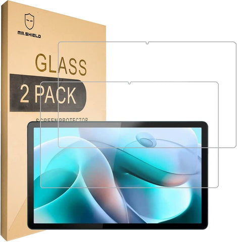 Mr.Shield [2-PACK] Designed For Motorola Moto Tab G70 Tablet (11 Inch) [Tempered Glass] Screen Protector with Lifetime Replacement