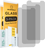Mr.Shield [3er-Pack] Sichtschutz-Displayschutzfolie kompatibel mit iPhone 12 Mini [gehärtetes Glas] [Anti-Spion] Displayschutzfolie mit lebenslangem Ersatz